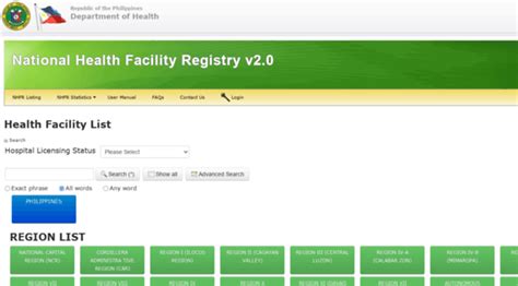 hfpddc.doh.gov.ph/log in|NHFR.